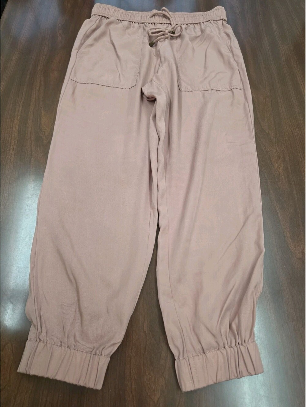 Ann Taylor PS Pink 100% Lyocell Jogger Pant Elevated Loungewear Minimalist Ease